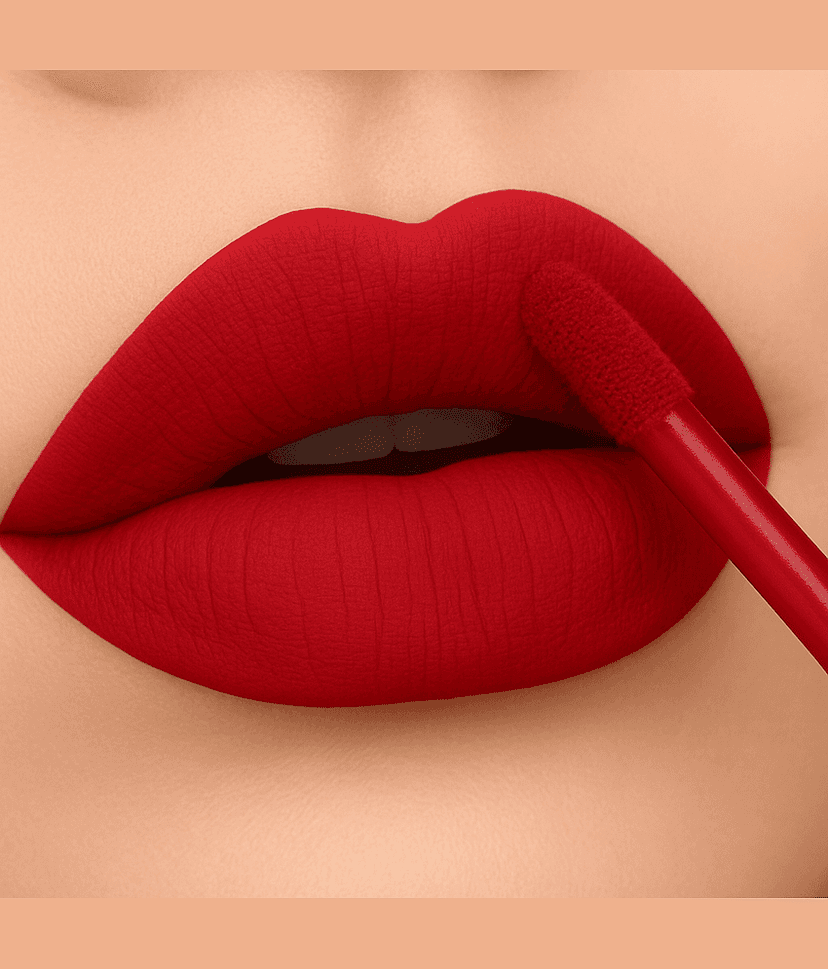 BELLABLOOM Red Matte Long Lasting Liquid Lipstick ( Pack of 1 )