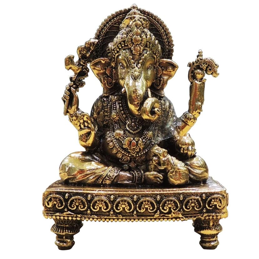 Handcrafted Brass Durga Idol for Worship, Height : 4 Inch (BSMAS1849 G) view 2