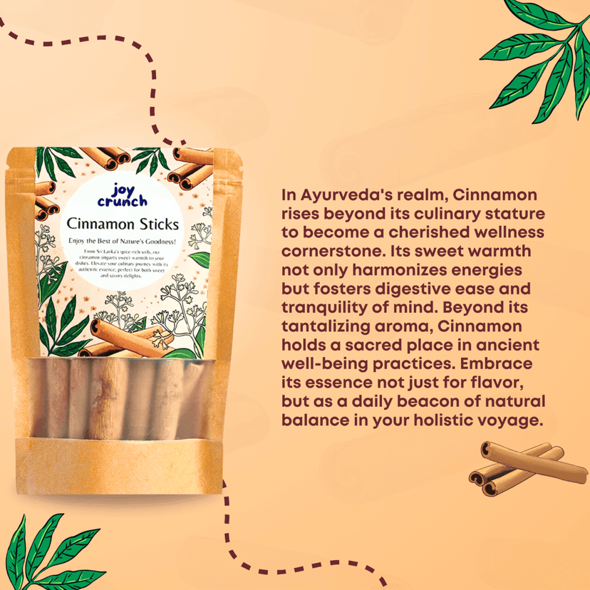 Joy Crunch Premium Cinnamon Stick 100g | Srilankan Cinnamon Sticks Original | Antioxidant Rich & High in Quality | Polished Dalchini Cinnamon Stick view 5