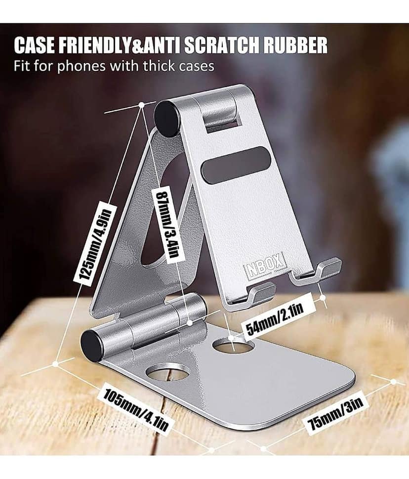 Elv Adjustable Mobile Holder for Smartphones and Tablets ( Black ) view 2