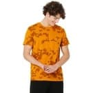 Mufti Mustard Pixel Graphic Tee