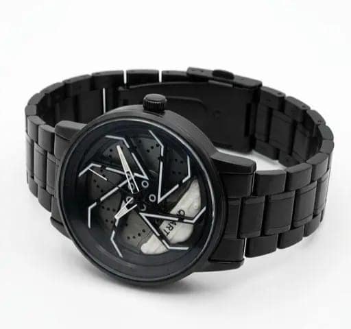 Premium White Wheel Chakri Designer Analog Watch for Men view 4