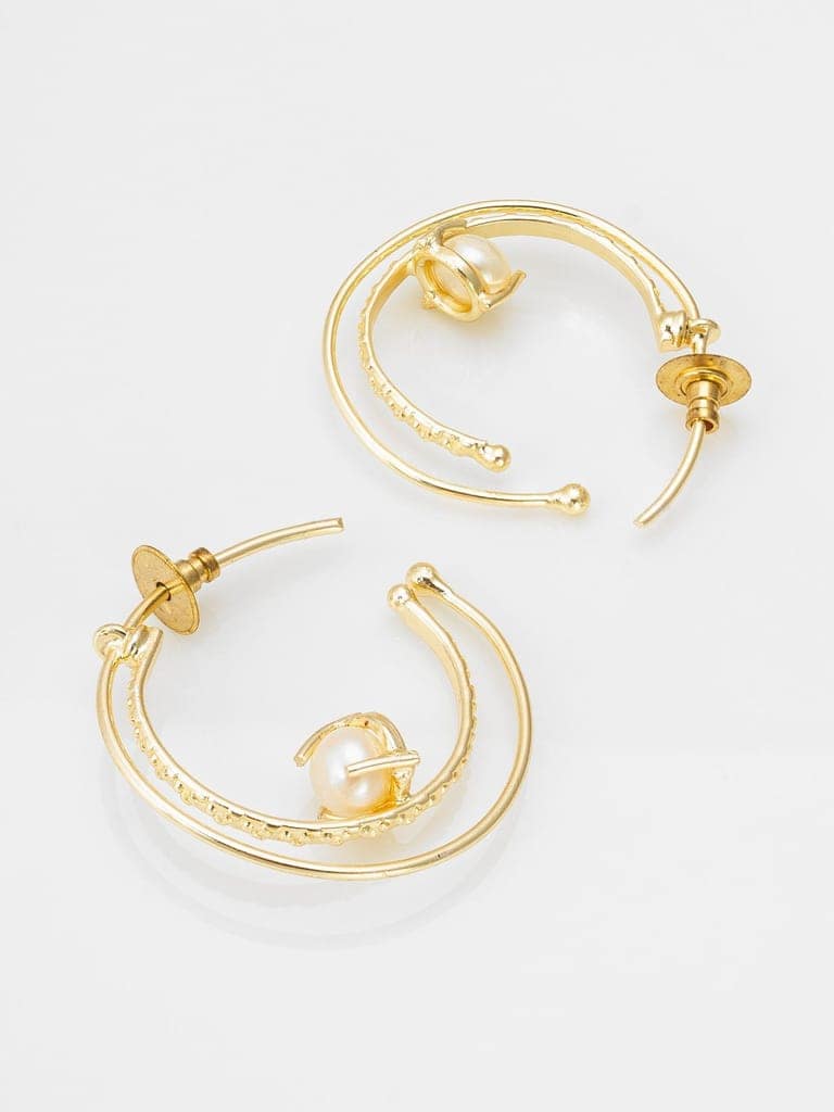 Morison Golden Knot Earrings A Symbol of Unity view 2