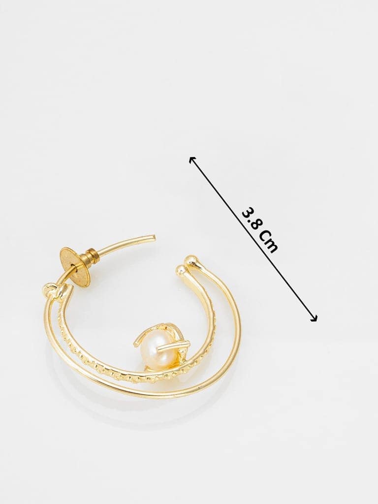 Morison Golden Knot Earrings A Symbol of Unity view 3
