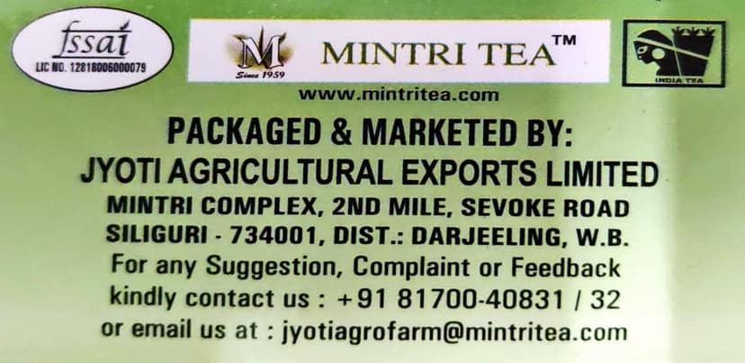 MINTRI TEA- Classic CTC Chai | Jyoti Pure Indian Tea 2.5 kg Jar view 3