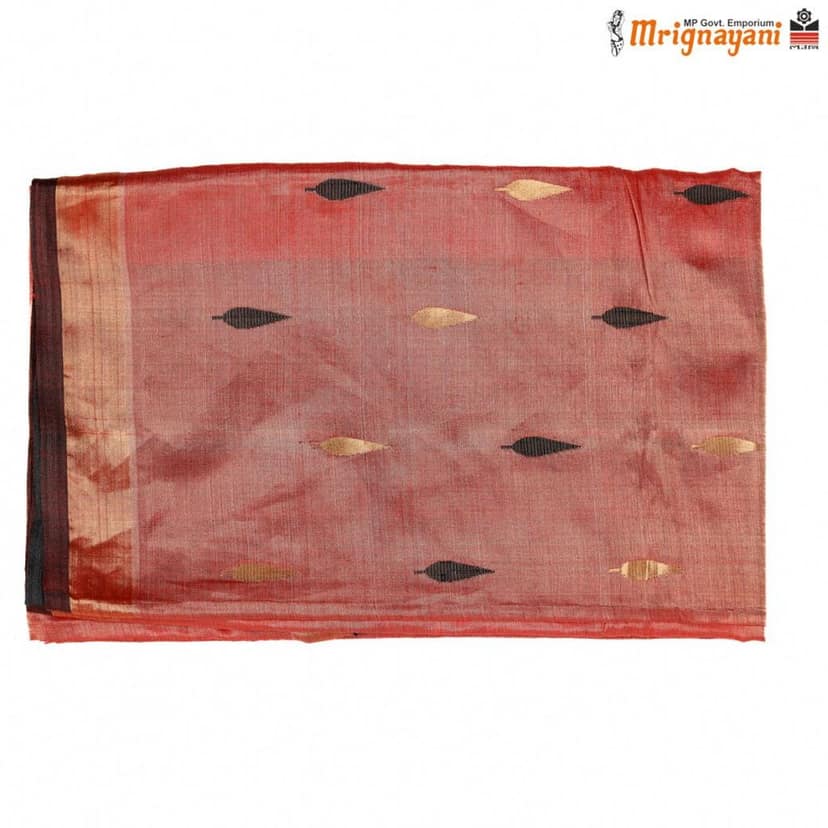 HANDLOOM KOSA SILK SAREE WITH BLOUSE (SKU - 1ST107010222, SAREE- 1292) view 5