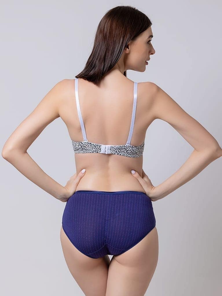 Peppy Lightly Padded Underwired Demi Cup Bra view 4