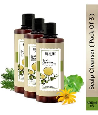 Richfeel Scalp Cleanser 500 Ml Pack of 3