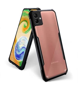 ZAMN Shock Proof Case Compatible For Polycarbonate Samsung Galaxy F04 ( )