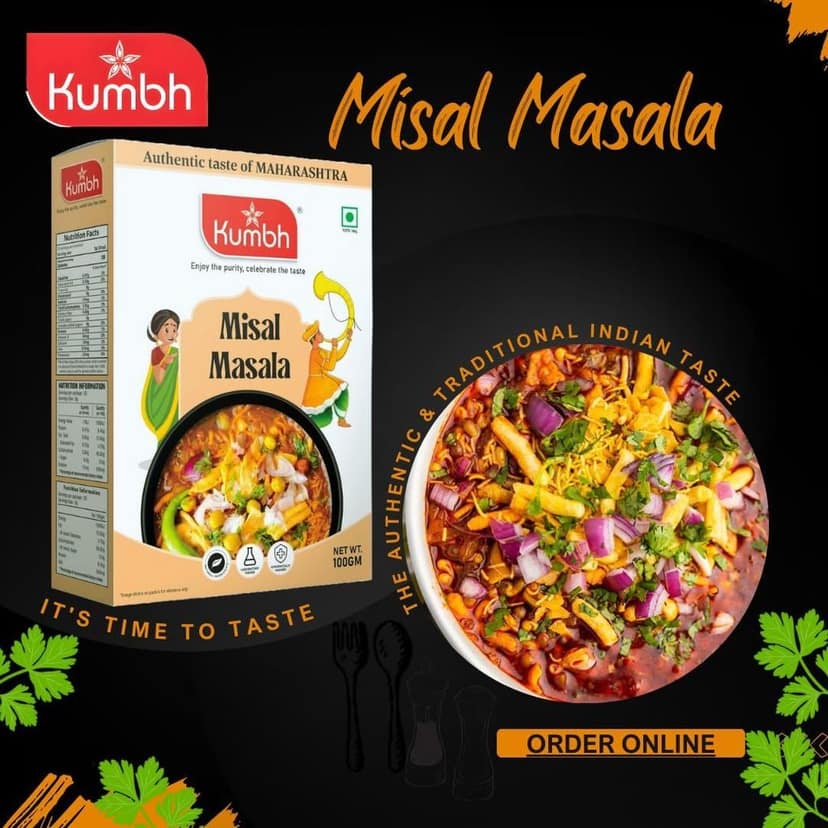Kumbh Misal Masala 100 Gm/Usal Masala view 3