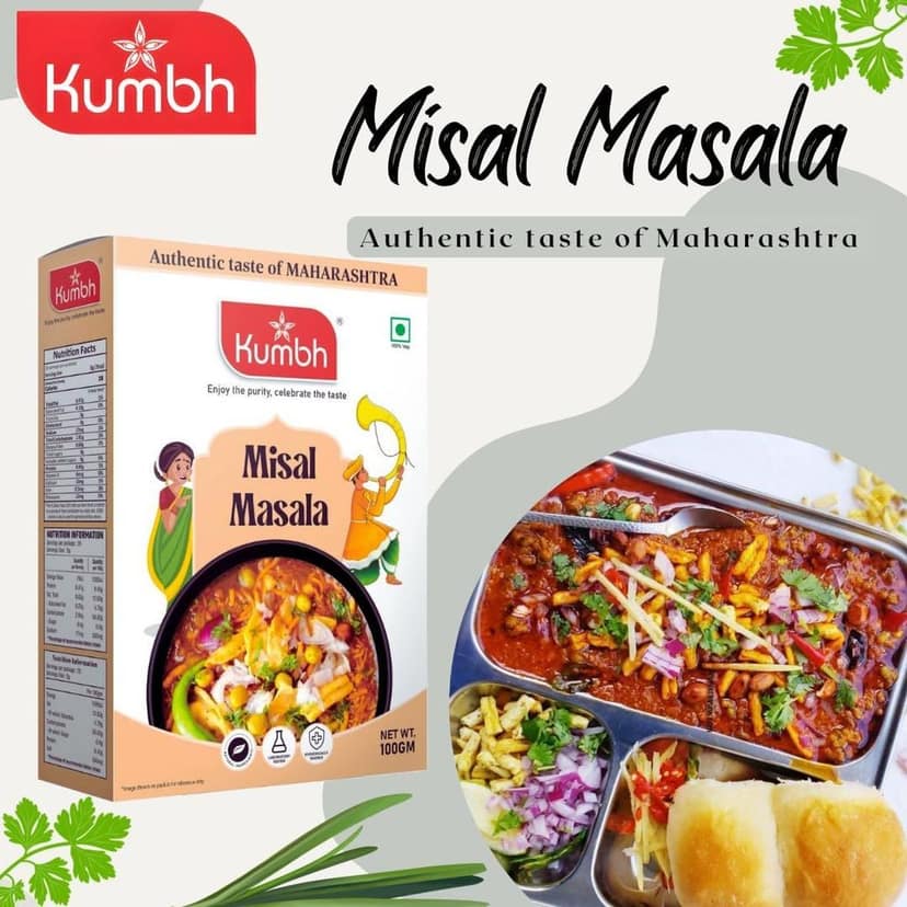 Kumbh Misal Masala 100 Gm/Usal Masala view 4