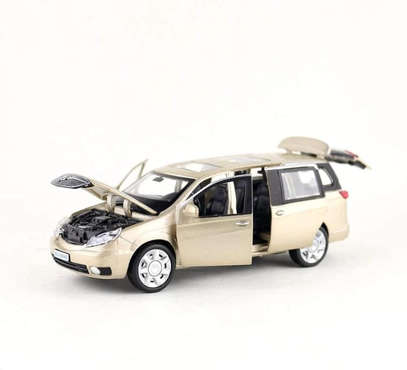 KTRS ENTERPRISE 1:32 Scale For Bick GL8 MPV Toy Car Proswon Diecast Vehicle Model Pull Back Sound & Light Educational Collection Gift For Children Famous Car Model view 2