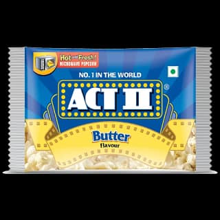 Act II Microwave Popcorn - Butter Flavour, Snacks, 99 G Pouch
