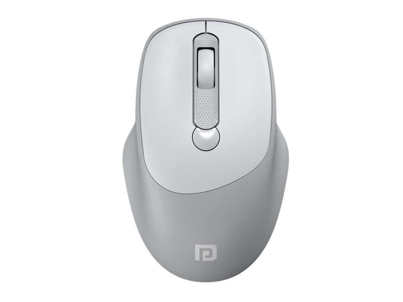 Wireless Mouse - Portronics Toad 7 Wireless Mouse, Bluetooth 5.3V & 2.4 GHz Wireless, Adjust Sensitivity Upto 3200 DPI, Rechargeable Built in Battery - White
