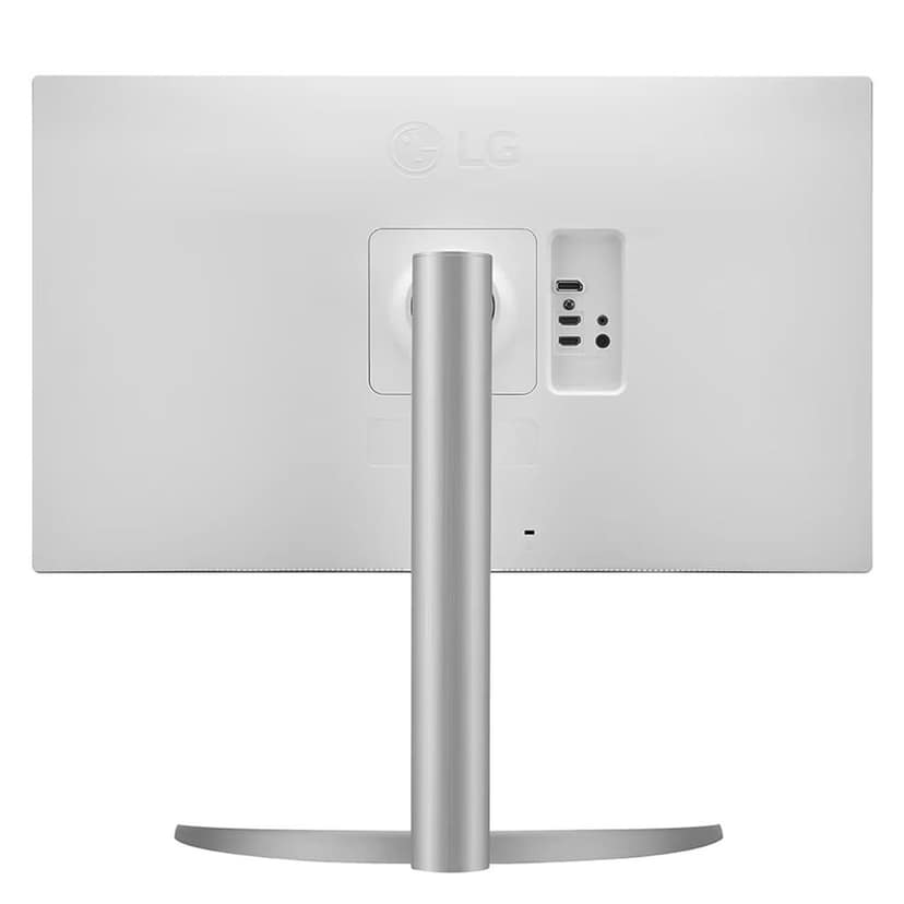 LG 27UP650K-W 27-inch Ultrafine 4K UHD (3840 x 2160) IPS Computer Monitor, 60Hz, 5ms, DisplayHDR 400, Reader Mode, Flicker Safe, HDMI, DisplayPort, Tilt/Height/Pivot Adjustable Stand, White view 2