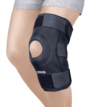 Vissco Unisex Patella Stabilisers Single Black ( XL - Size )