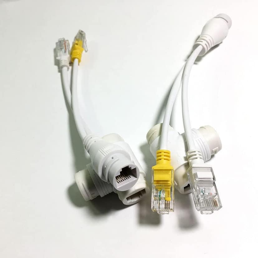 PoE Combiner/Mux, POE Splitter Network Cabling Connector 3-Way RJ45 for Surveillance Camera view 6