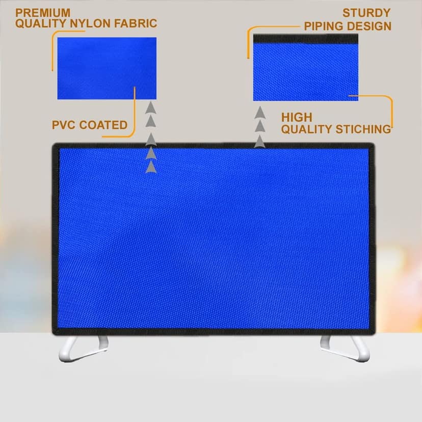 PalaP Super Premium Dust Proof Monitor Cover for DELL All in ONE Desktop 24 inches (Bright Blue) view 4