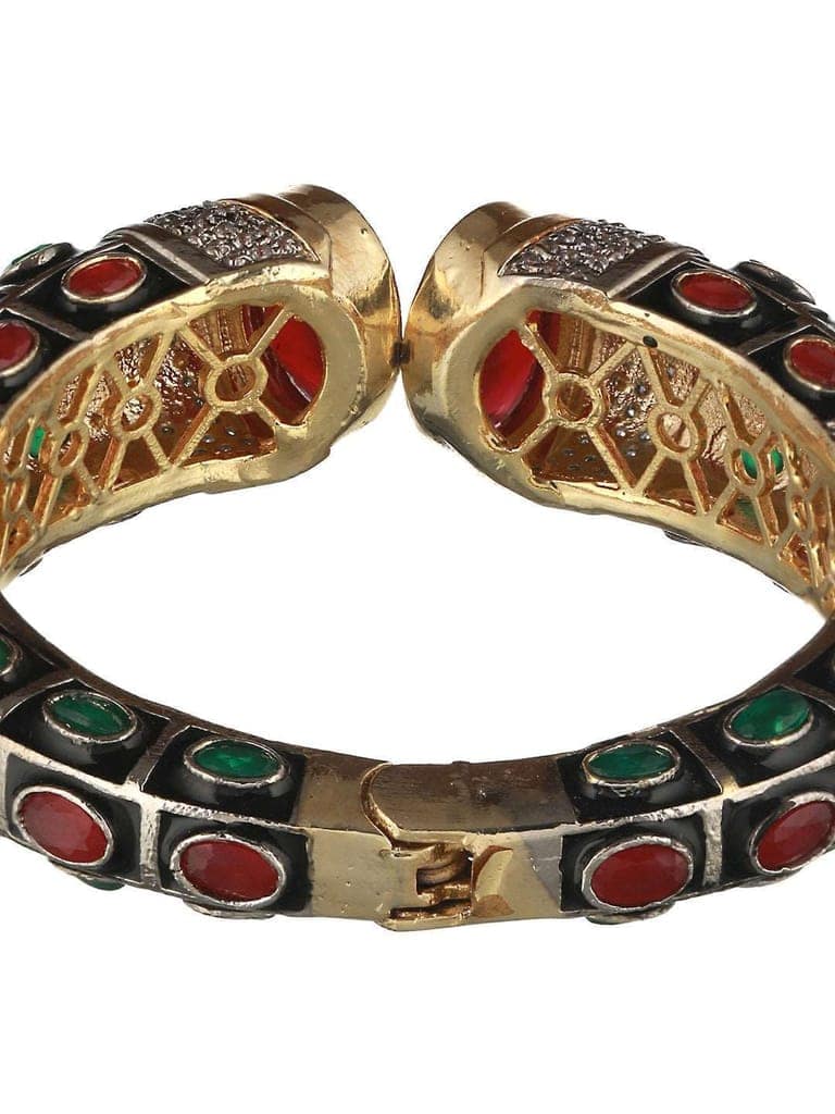 Enamelled Multi AD Studded Statement Cuff view 6