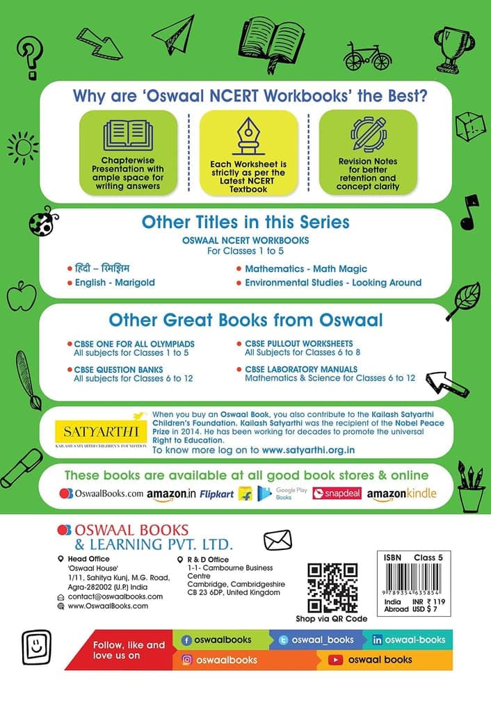 Oswaal NCERT Workbook English (Marigold) Class 5 (For Latest Exam) [Paperback] Oswaal Editorial Board [Paperback] Oswaal Editorial Board view 2