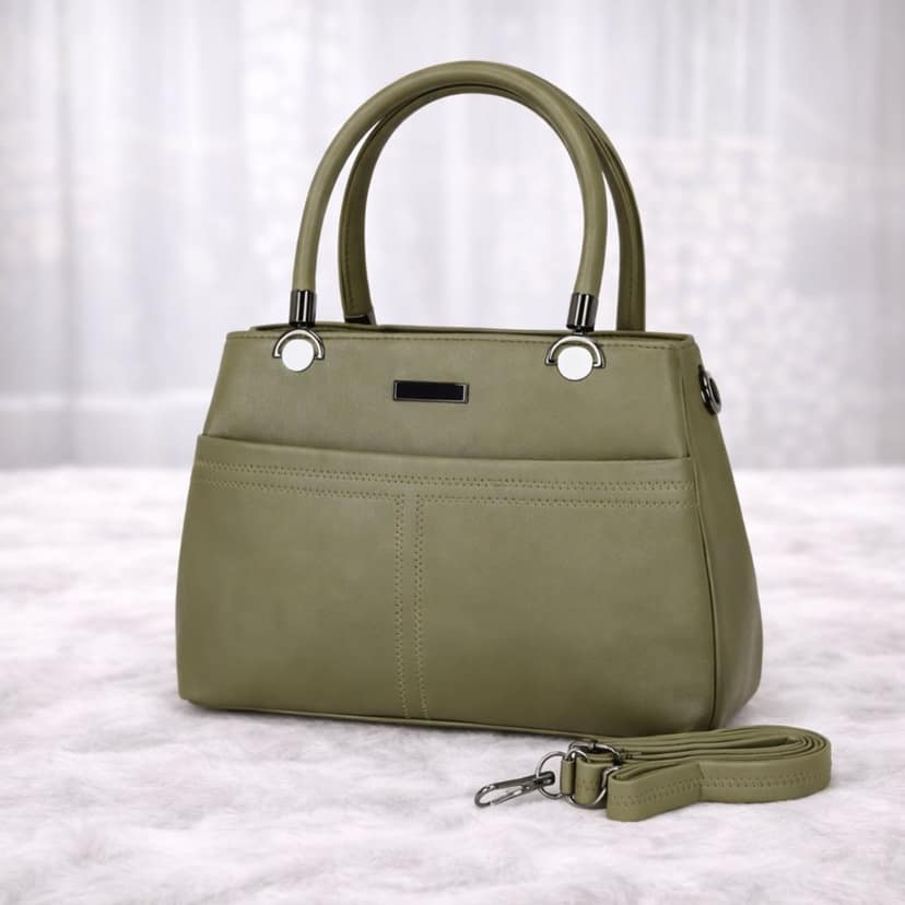 Women’s Premium Handbag | Stylish PU Leather Shoulder & Hand Carry Bag | Spacious Daily Use Office Bag view 2