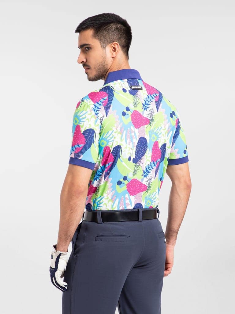 AH Ultra – Botanical Rush Polo view 3