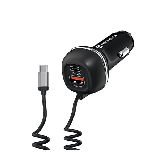 Portronics 1C Triple Output Fast Car Charger