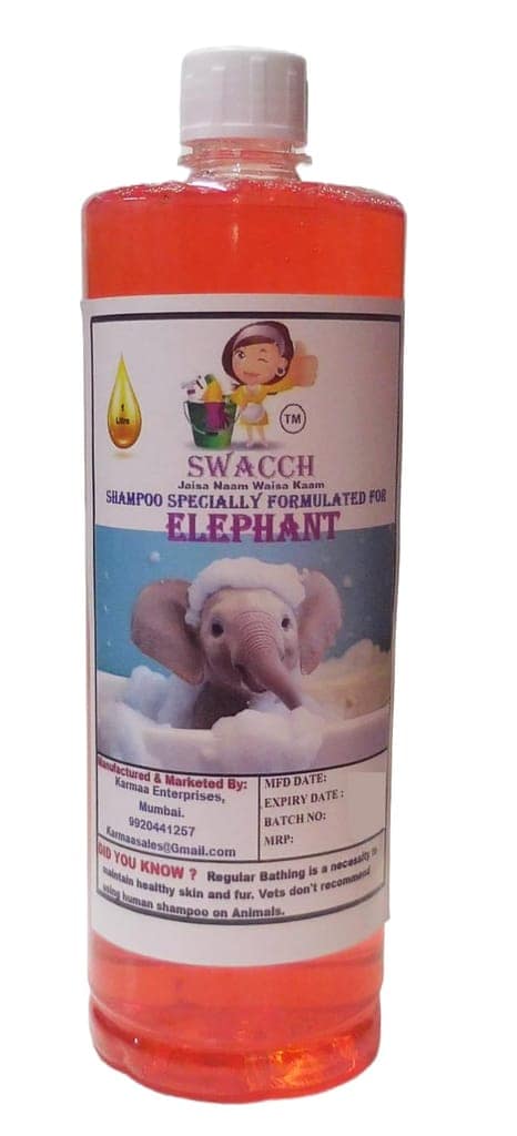 Swacch Shampoo Specially Formulated for Elephant (1 Litre) Strawberry