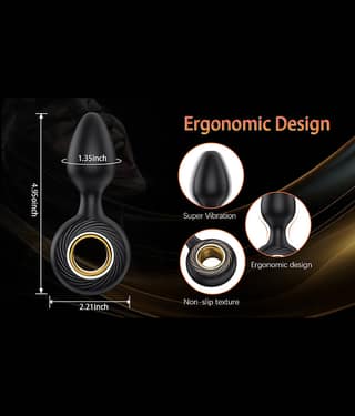 NAUGHTY TOYS PRESENT USB RECHARGEABLE 10 VIBRATION ANAL PLUG PROSTATE MASSAGER FOR MEN AND WOMEN BY KAMAHOUSE