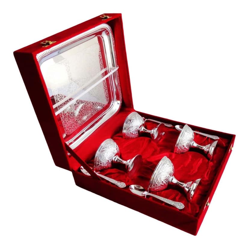 Decorative Ice Cream 4 Pc. Set With Tray (BMAS055) view 2