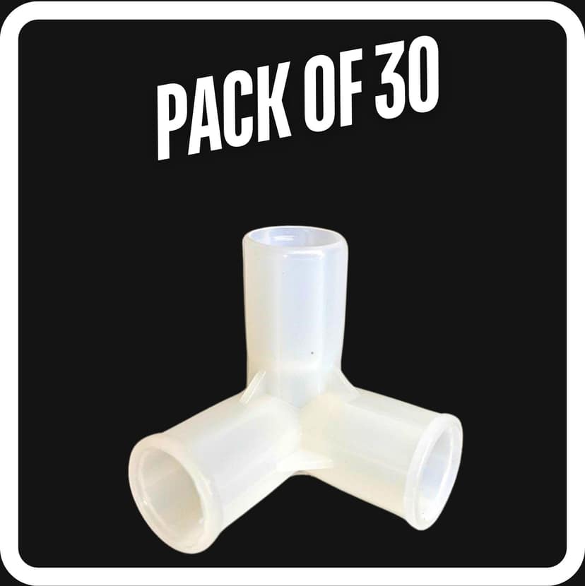 3 Pole High Quality Connectors / Joints for Collapsible Shoe Multi Purpose Racks