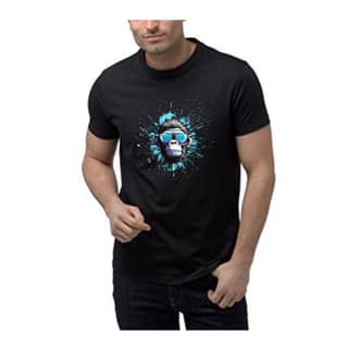Trishoolin Abstract Theme Graphic T-Shirt (Design 10188MB) | Cotton Regular Fit Crew Neck Tee | Pack of 1