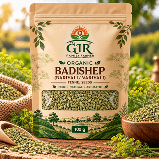 Organic Fennel Seeds - Pure & Aromatic