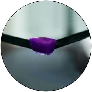 Safe-O-Kid Tear Drop Colorful Corner Caps, Purple, Pack of 12