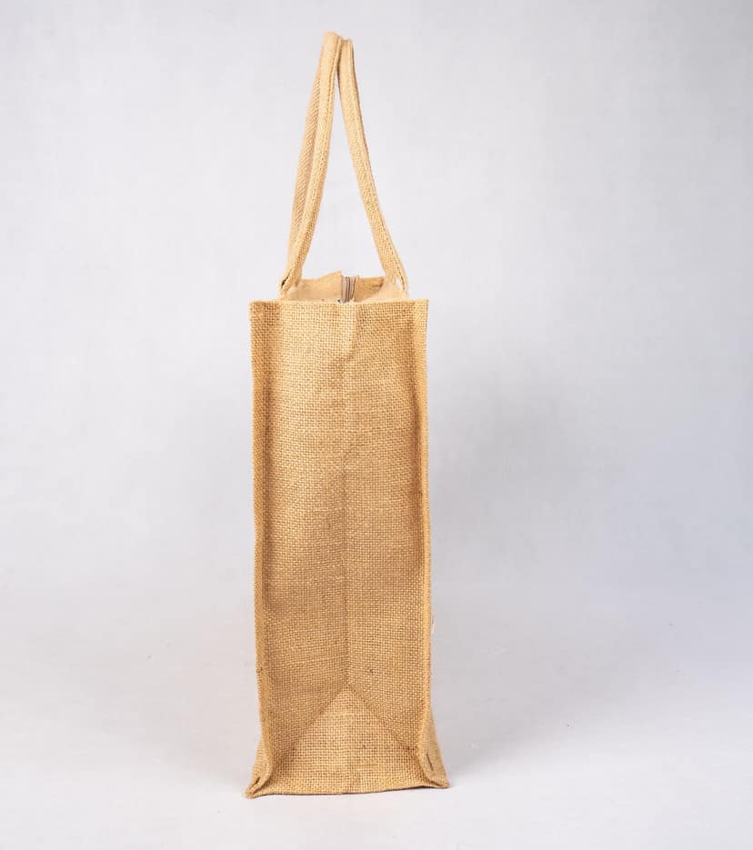 Next Eco-Friendly Jute Shopping Bag Tote with Handles view 3