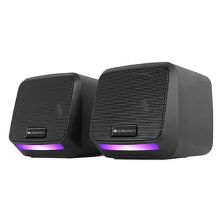 ZEBRONICS Igloo 1, 2.0 USB Computer Speakers, 8 Watts, Multicolor LED, USB Powered, AUX, Volume Control Pod for PC, Laptops, Desktop, Black ZEBRONICS Igloo 1, 2.0 USB Computer Speakers, 8 Watts, Multicolor LED, USB Powered, AUX, Volume Control Pod for PC