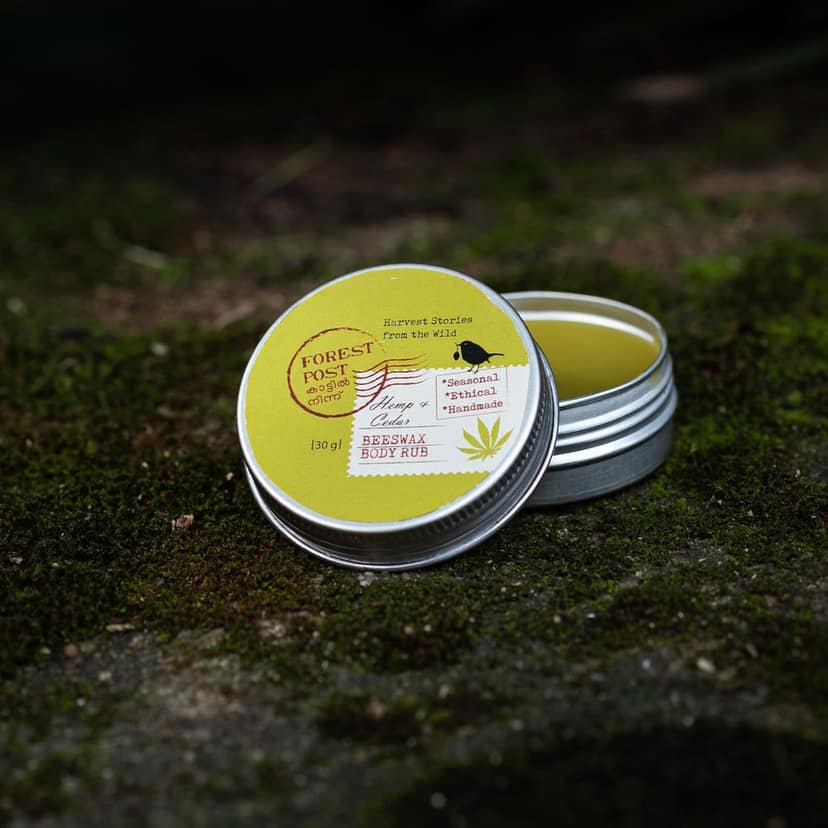 Beeswax Cedar Hemp Body Rub (30 Gram) (1TOROTHTN03197) view 3