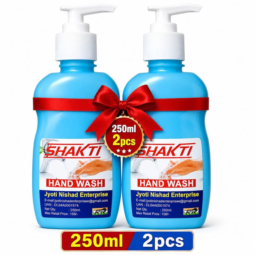 SHAKTI Hand Wash 250 Ml - 2 Pcs Combo view 6