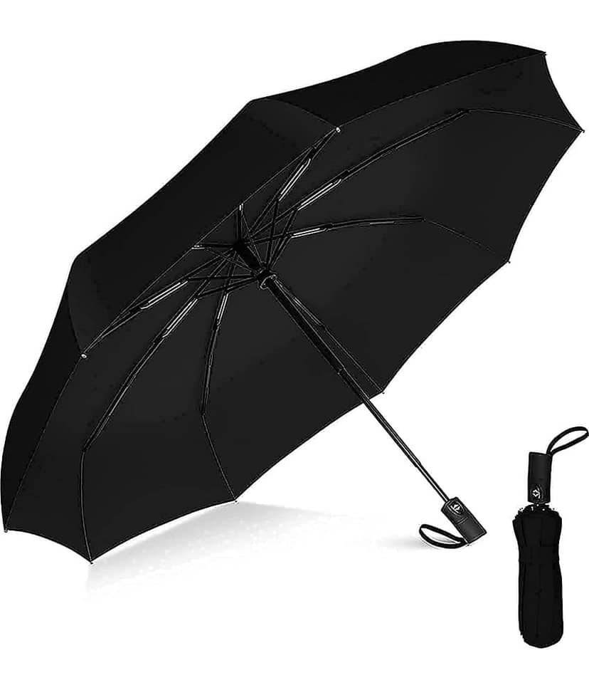 GEEO Auto open close lightweight hevy quality Steel Umbrella