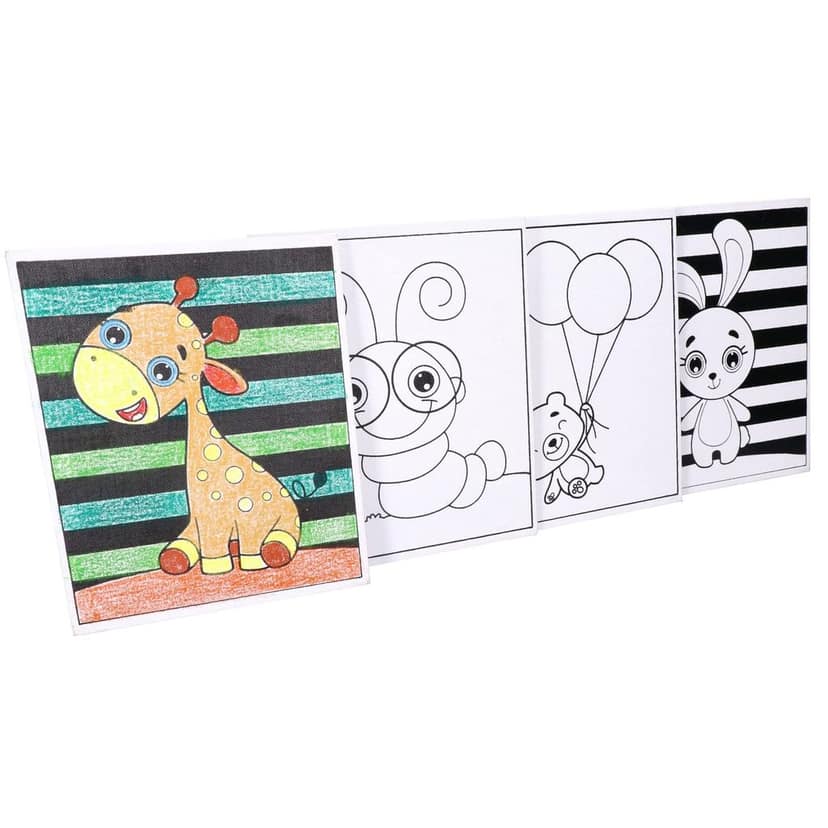 Navneet Budding Artist Canvas Pack 1 - for 4 to 6 Years Kids (Pack Contains 3 Canvas Boards) view 3