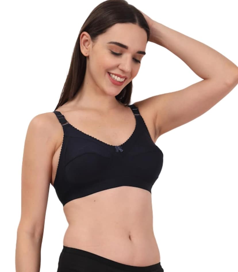 ADORNSTAR Women's Cotton Non-Padded Full Coverage Bra view 5