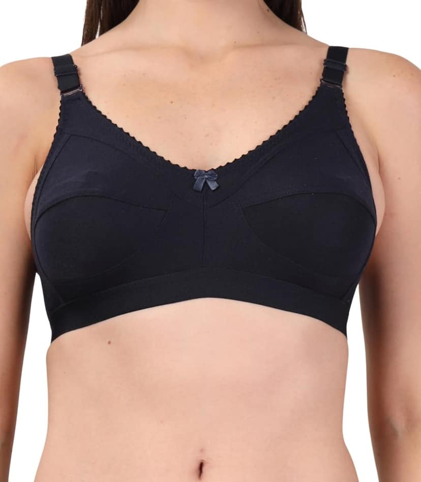 ADORNSTAR Women's Cotton Non-Padded Full Coverage Bra view 6