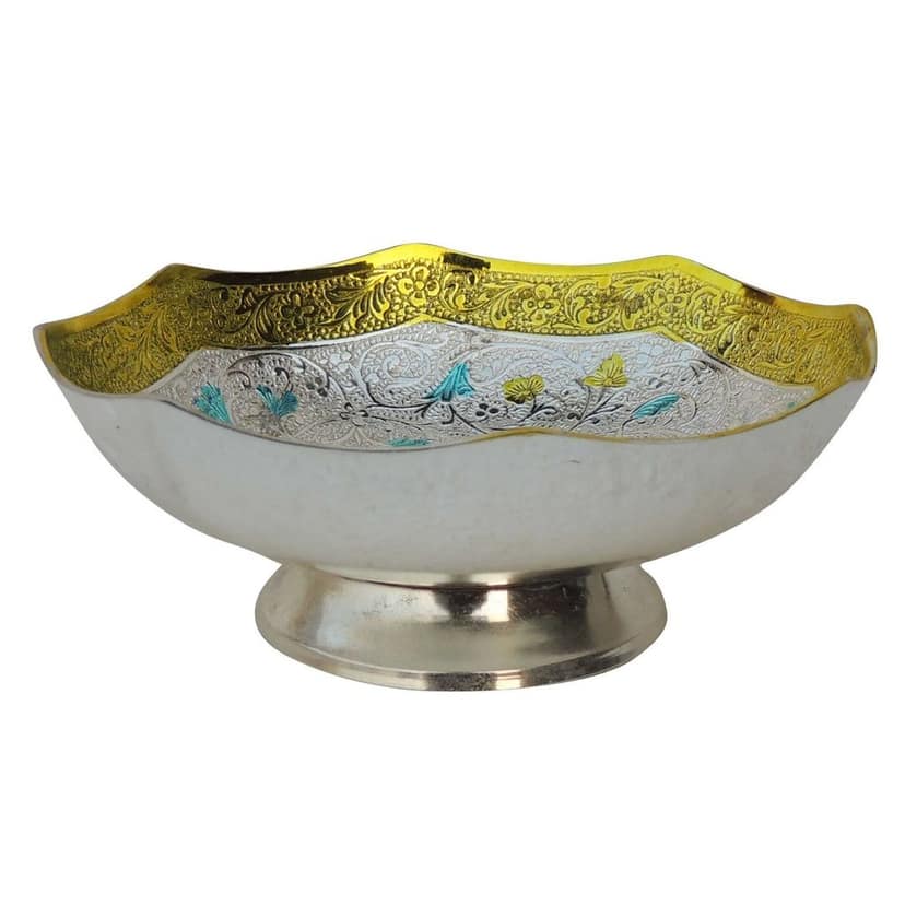 Brass Decorative Bowl 6" Yellow Colour (BMAS229 B) view 3