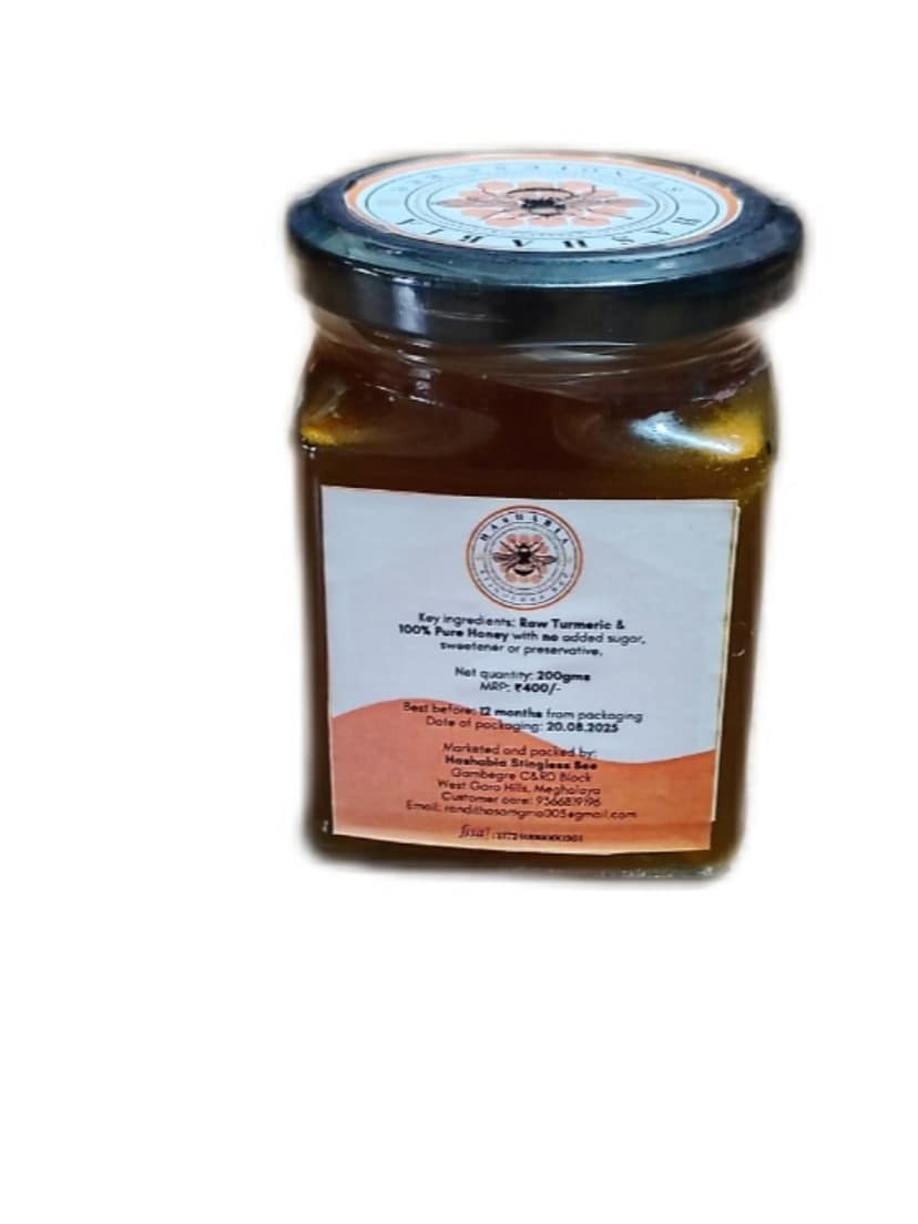 Turmeric Infused Honey - 285 gm view 2