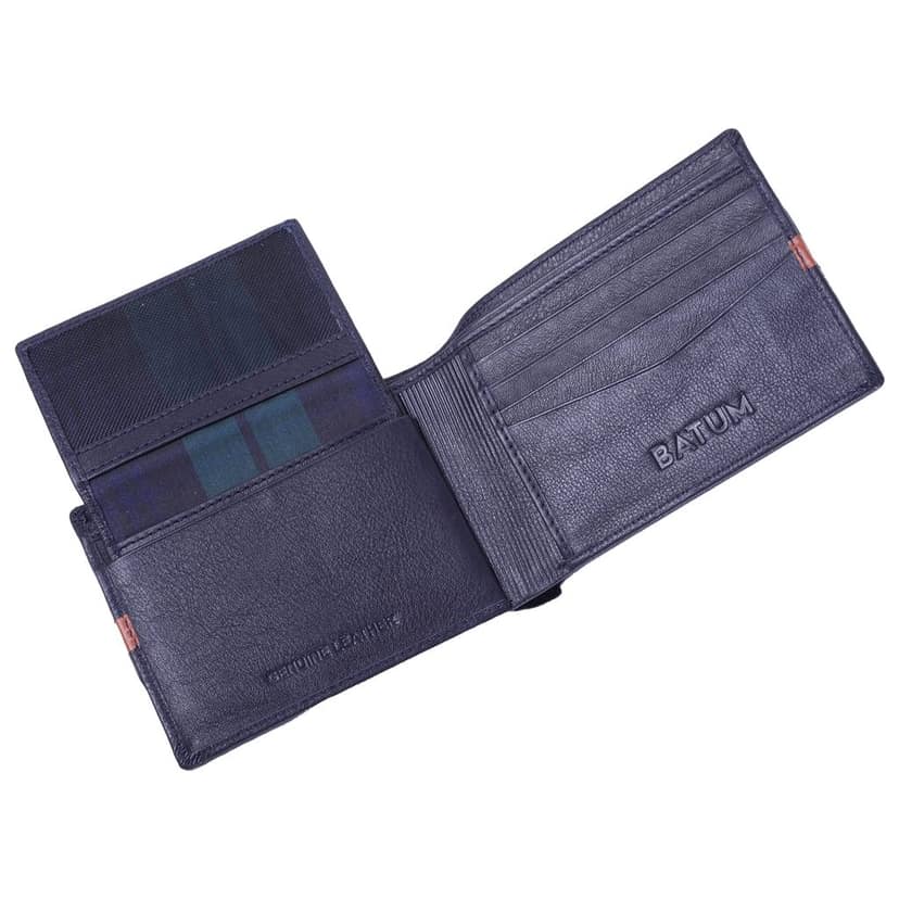 BATUM Galaxy Leather Wallets for Men Blue view 3
