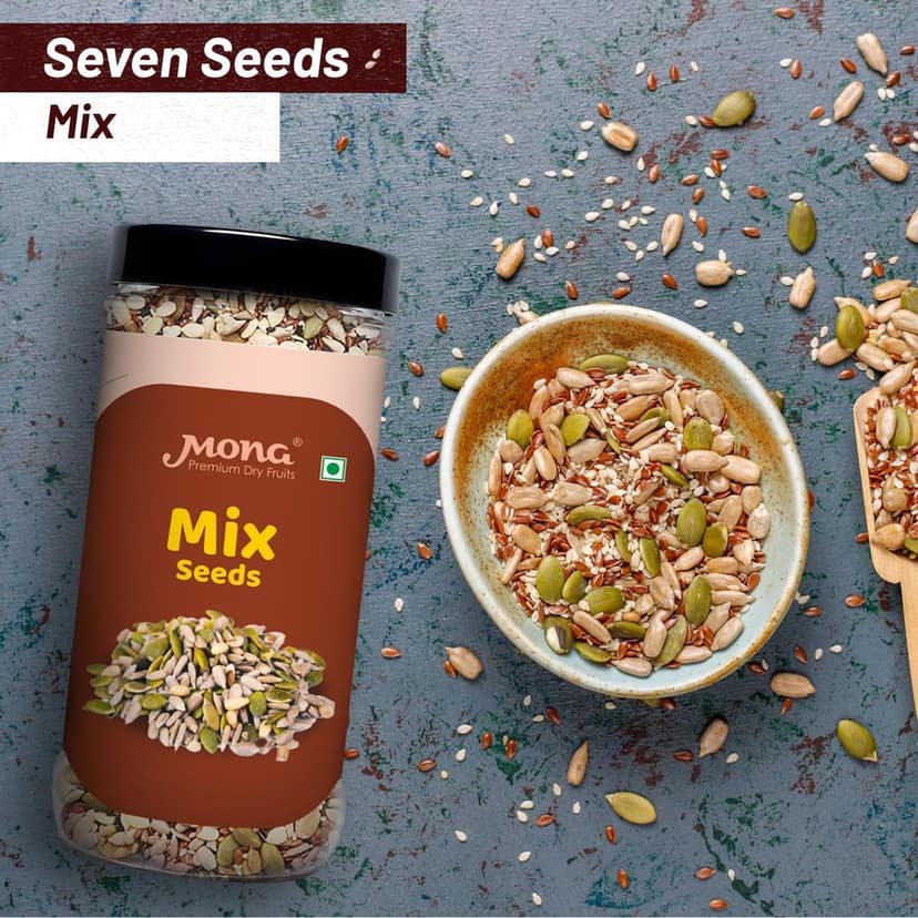 Mona Premium Mixed Seeds Blend - Healthy & Nutritious Superfood Mix view 4