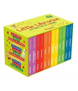 My First Library: Boxset of 10 Board Books for Kids