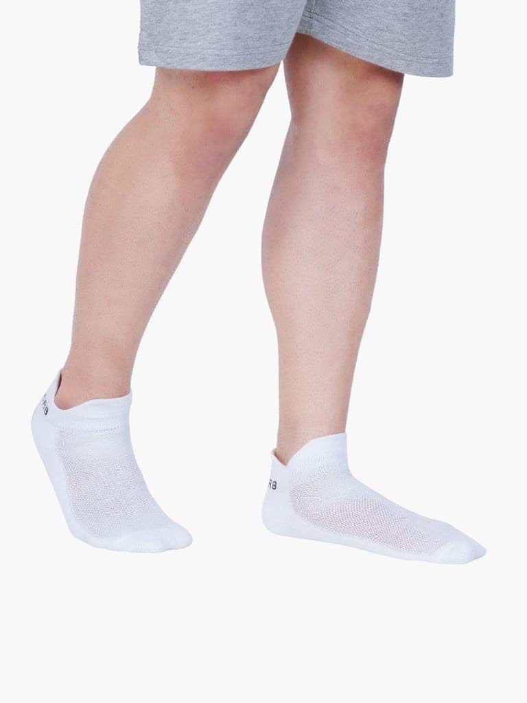 AirGarb Low Ankle Cotton Sneakers Socks for Men and Women: Comfortable Cushioning & Breathable Design Pack of 2 - TCA2AW (Free Size) Multi Color view 6