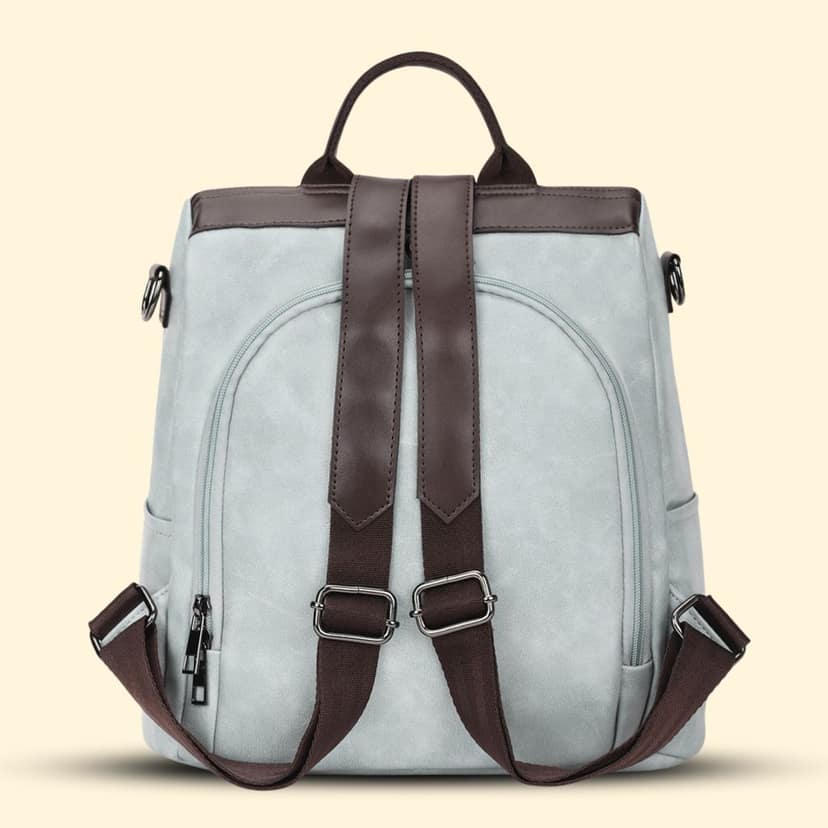VISMIINTREND Women Backpack for Office Use Upto 13 Inch Laptop | Stylish Backpack Bag | Travel | School | College | Office Use | Anti Theft Convertible Backpack view 8