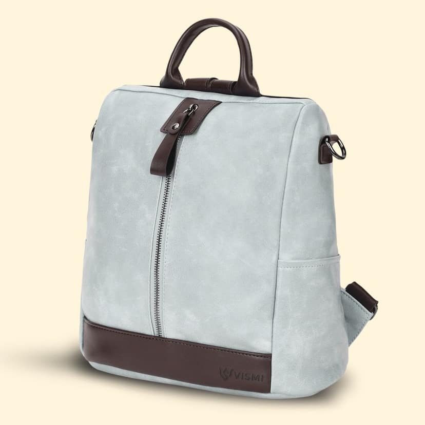 VISMIINTREND Women Backpack for Office Use Upto 13 Inch Laptop | Stylish Backpack Bag | Travel | School | College | Office Use | Anti Theft Convertible Backpack view 9